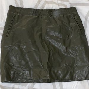 womens leather skirt